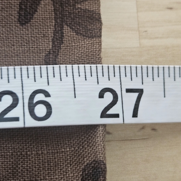 Talbots Linen Floral Brown Button Front Jacket Shirt Size 14 Fall Academia - Picture 8 of 12